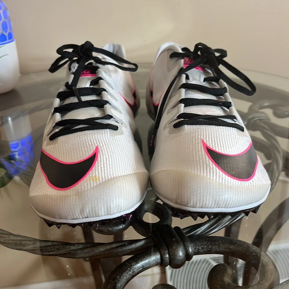 NIKE ZOOM 400 TRACK & FIELD Spikes AA1205-003 Pure Platinum Black Ponk Size 11.5